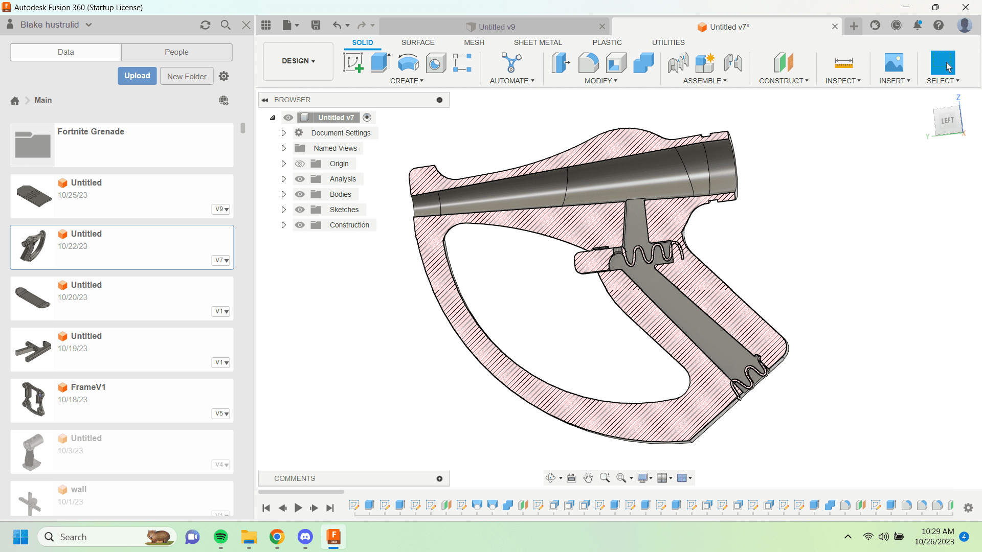 The Fly Disrupter Salt Gun 3d model