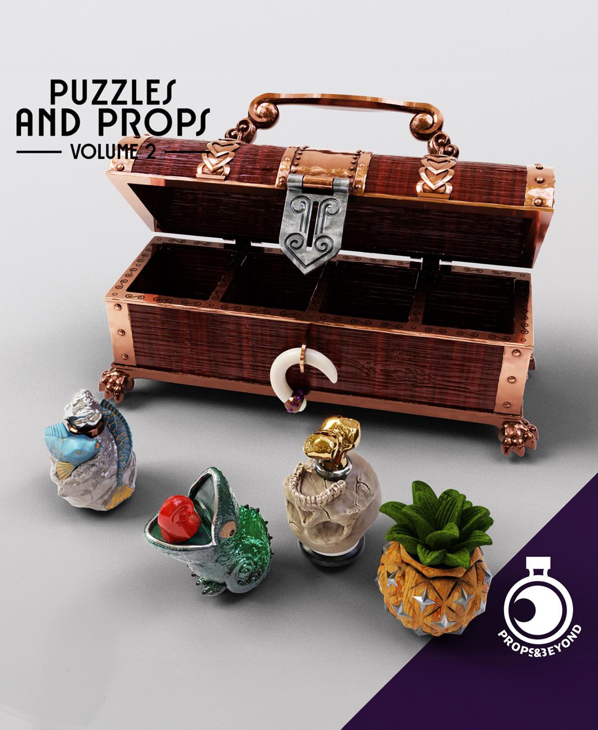 Puzzles and Props - Volume 2 - Full Collection 3d model