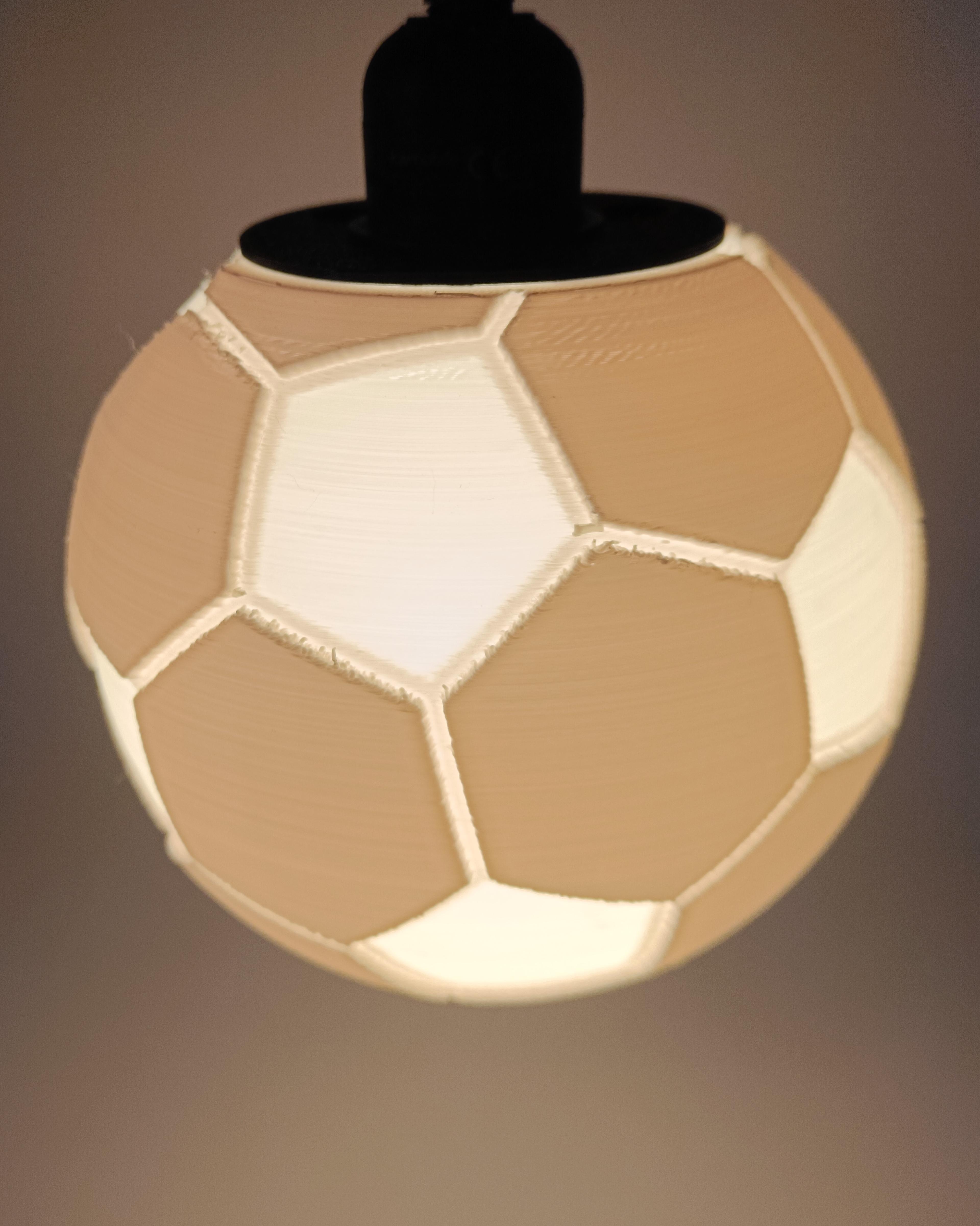 Hybrid Hanging/Desk Football Lamp 3d model