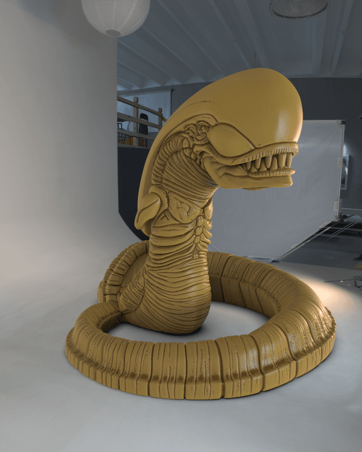 Flexi Alien Chest Buster 3d model