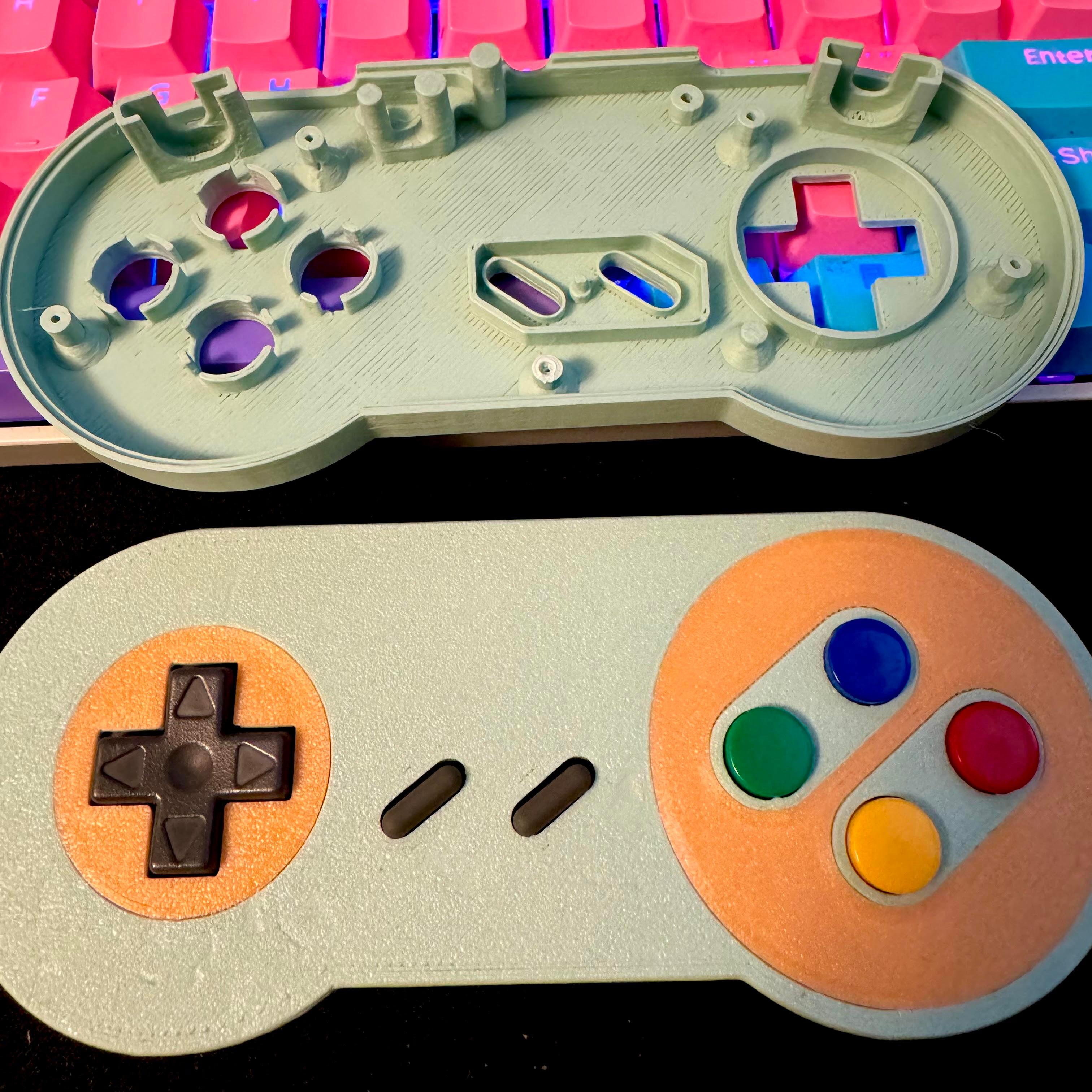 EZ Print SNES Controller  3d model