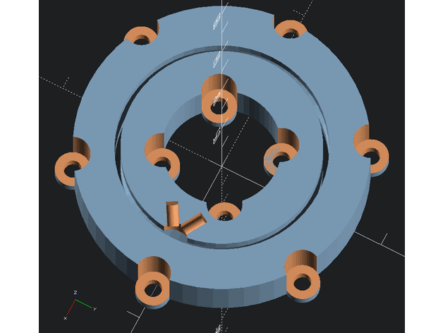 Customizable bearing (BB's, Marbles,etc) Parametric 3d model