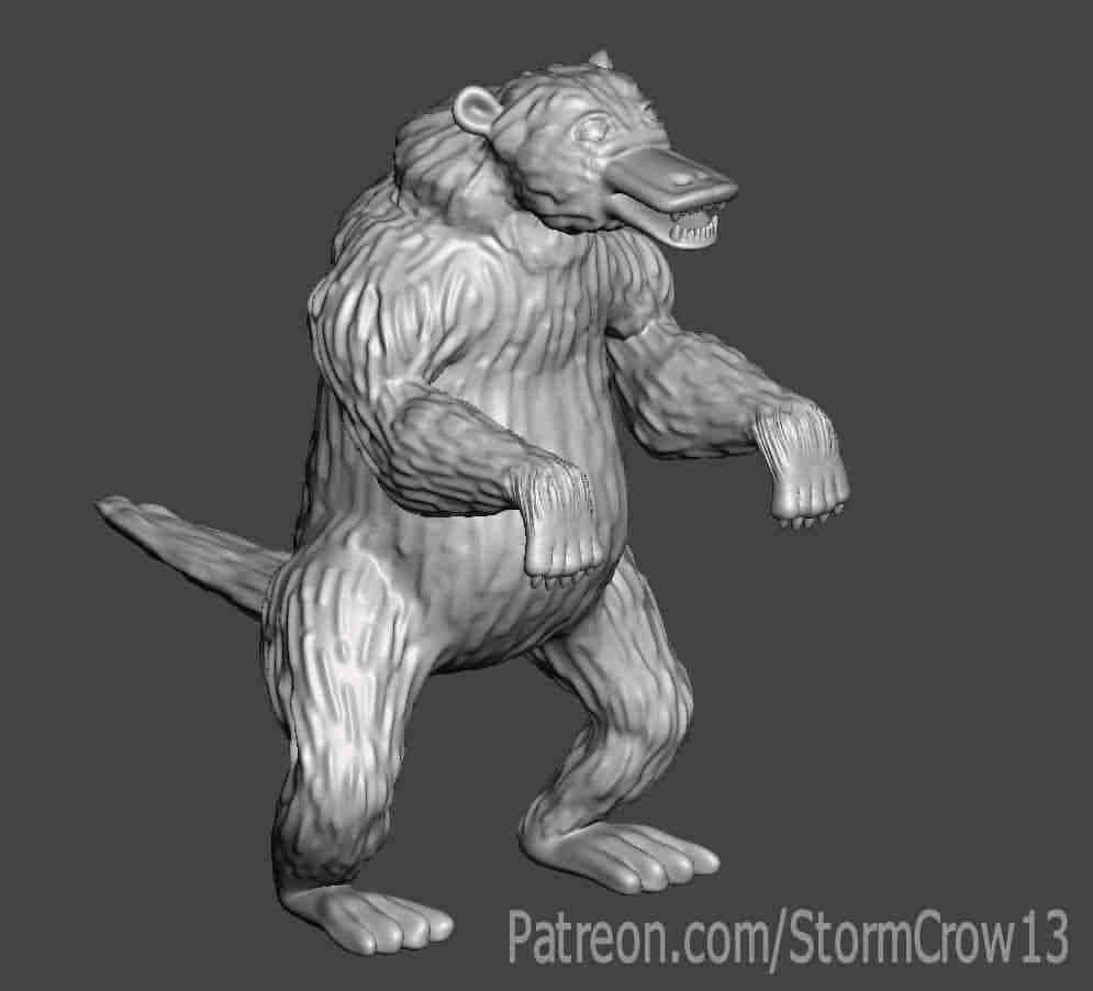 PlatypusBear 3d model