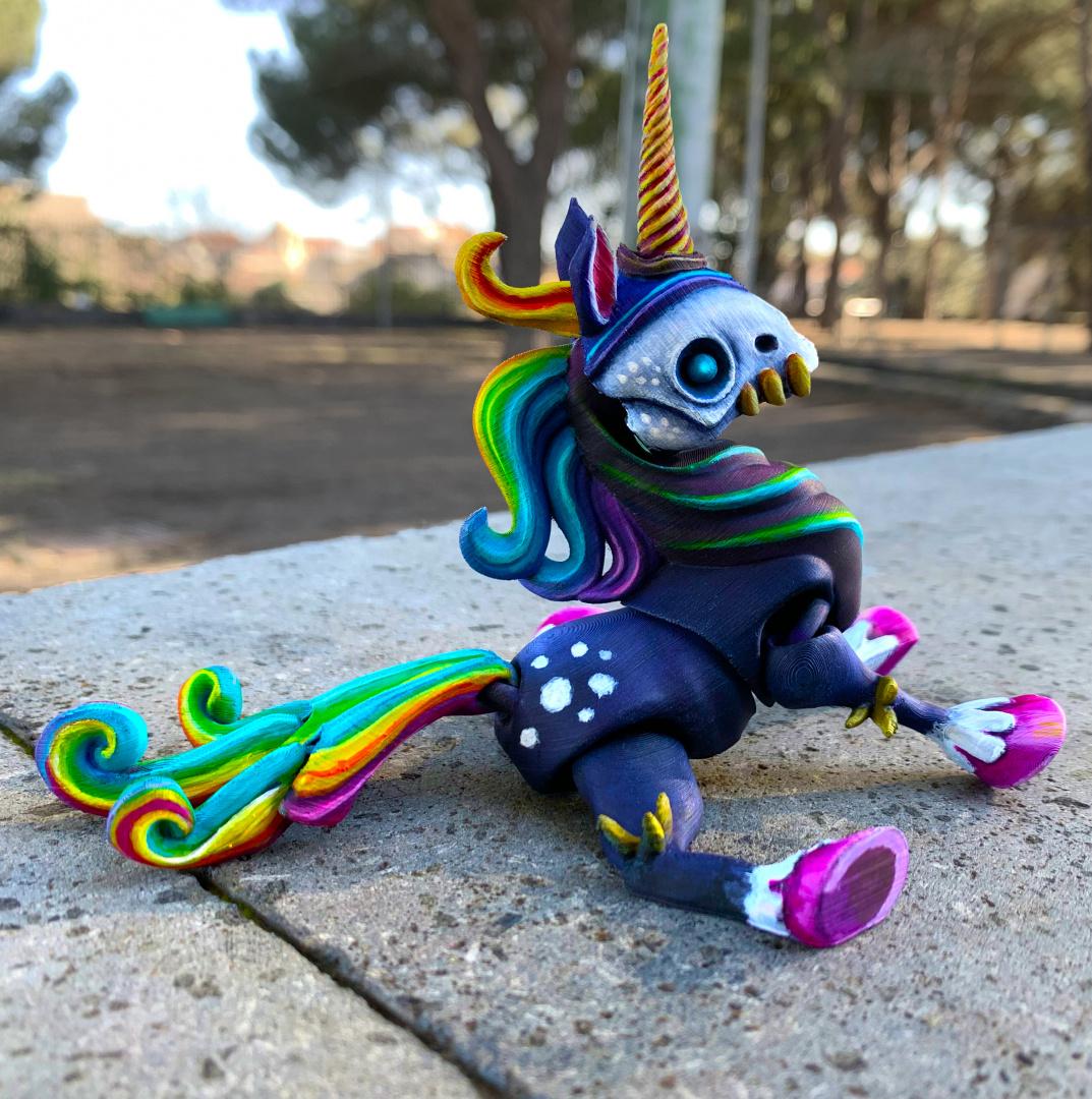 Spooky Unicorn 3d model