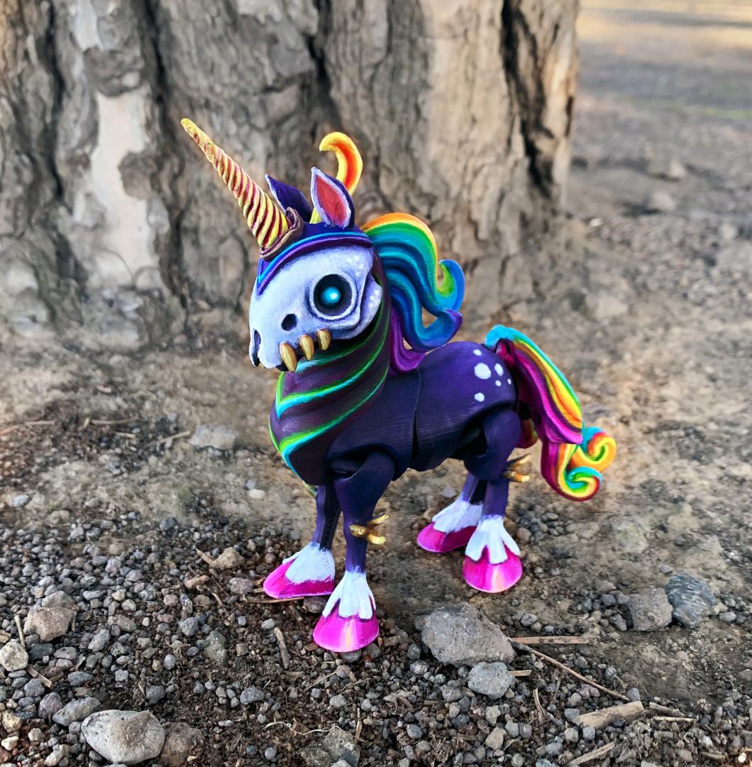 Spooky Unicorn 3d model