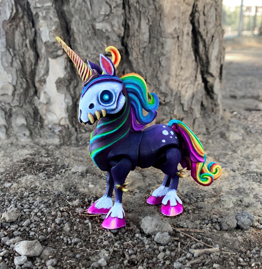 Spooky Unicorn 3d model