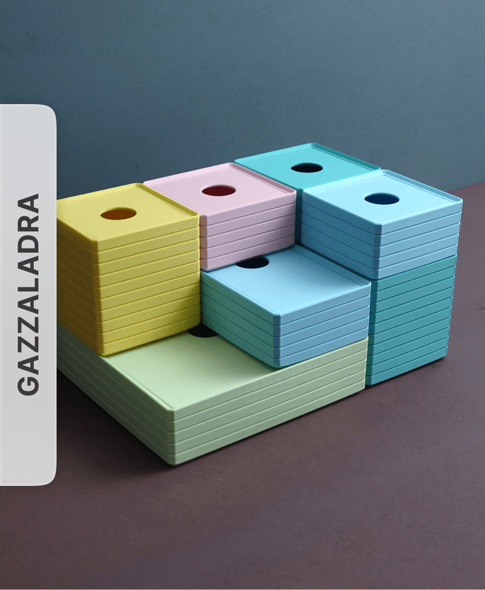 Modular, stackable boxes by gazzaladra 3d model