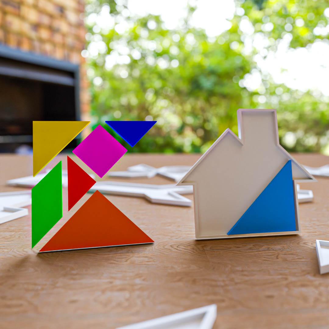 Tangram Puzzles 3d model