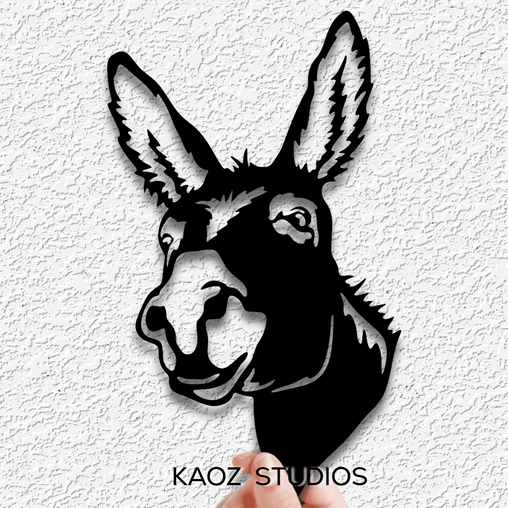 donkey wall art burro wall decor mule decoration 3d model