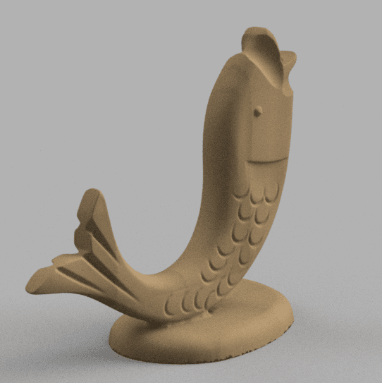 Fish pen holder 3d model