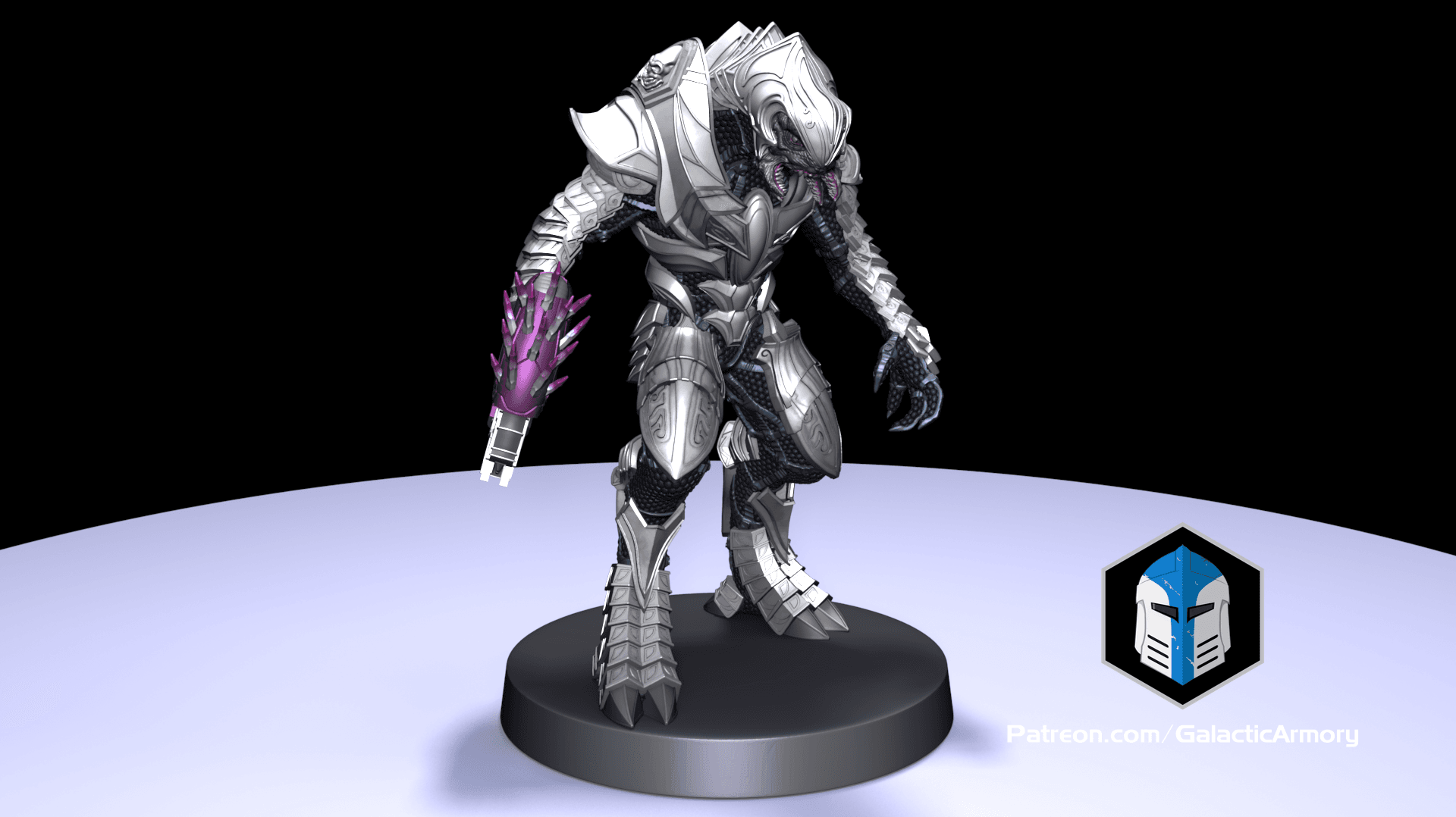 1:48 Scale Halo Arbiter Miniatures - 3D Print Files 3d model