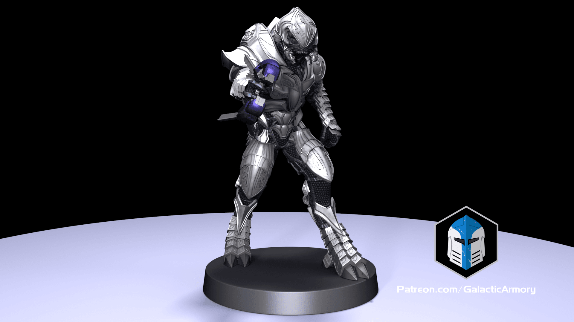 1:48 Scale Halo Arbiter Miniatures - 3D Print Files 3d model