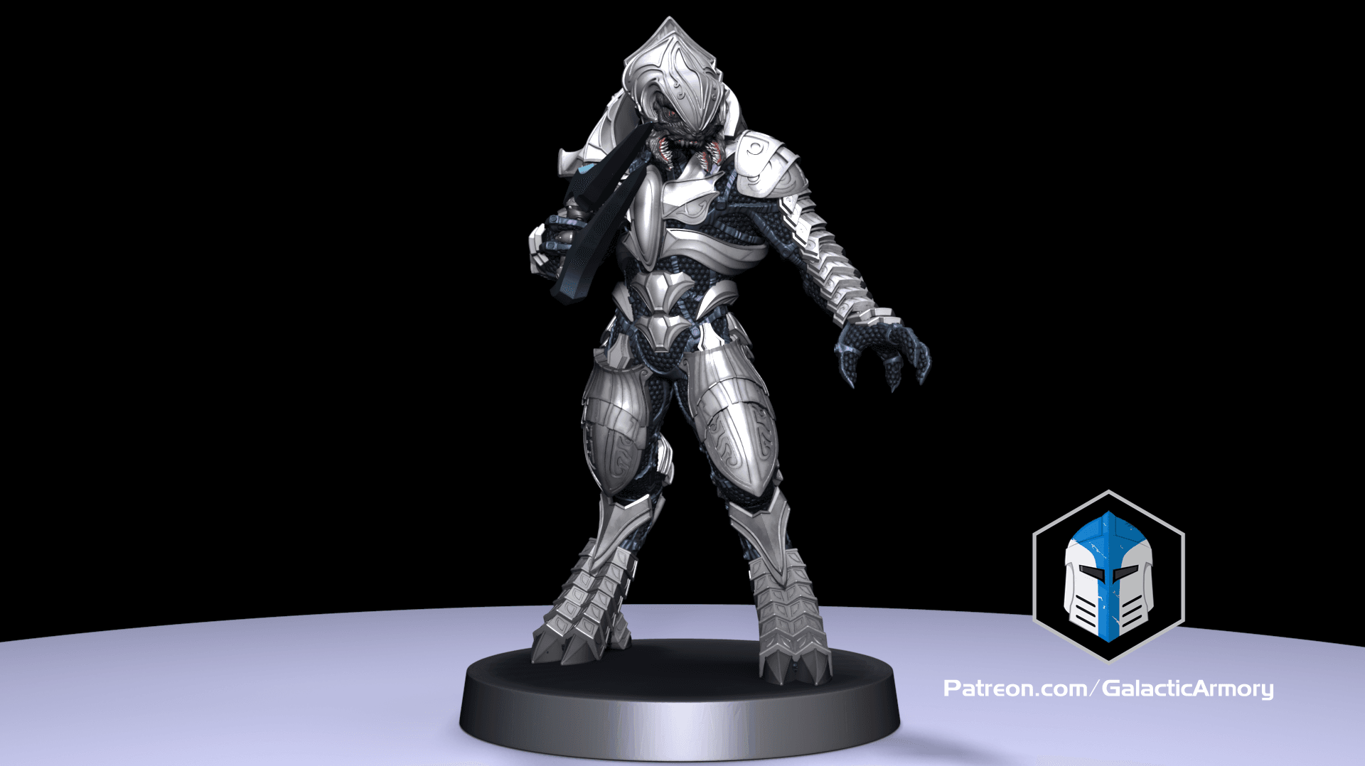 1:48 Scale Halo Arbiter Miniatures - 3D Print Files 3d model