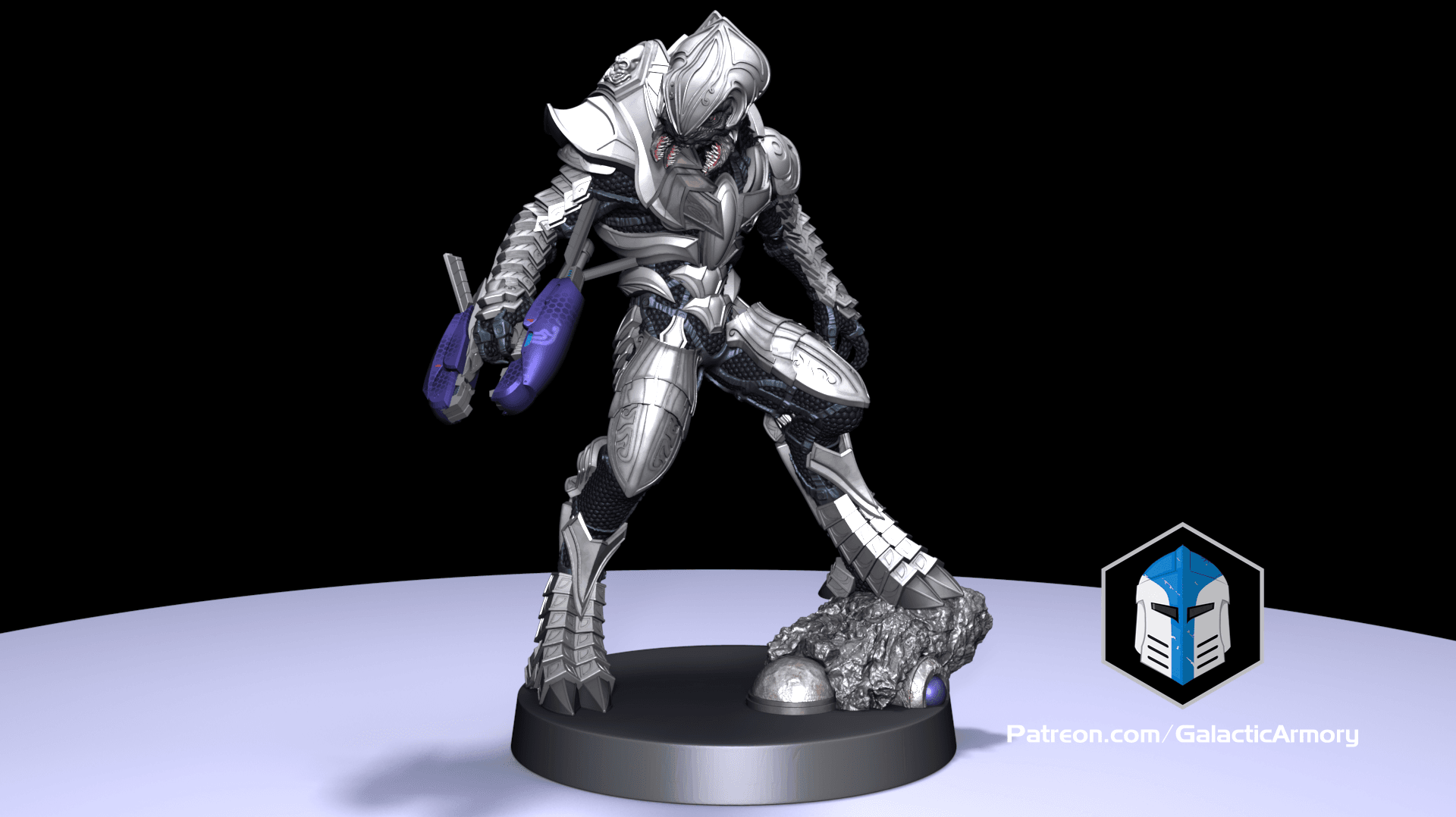 1:48 Scale Halo Arbiter Miniatures - 3D Print Files 3d model