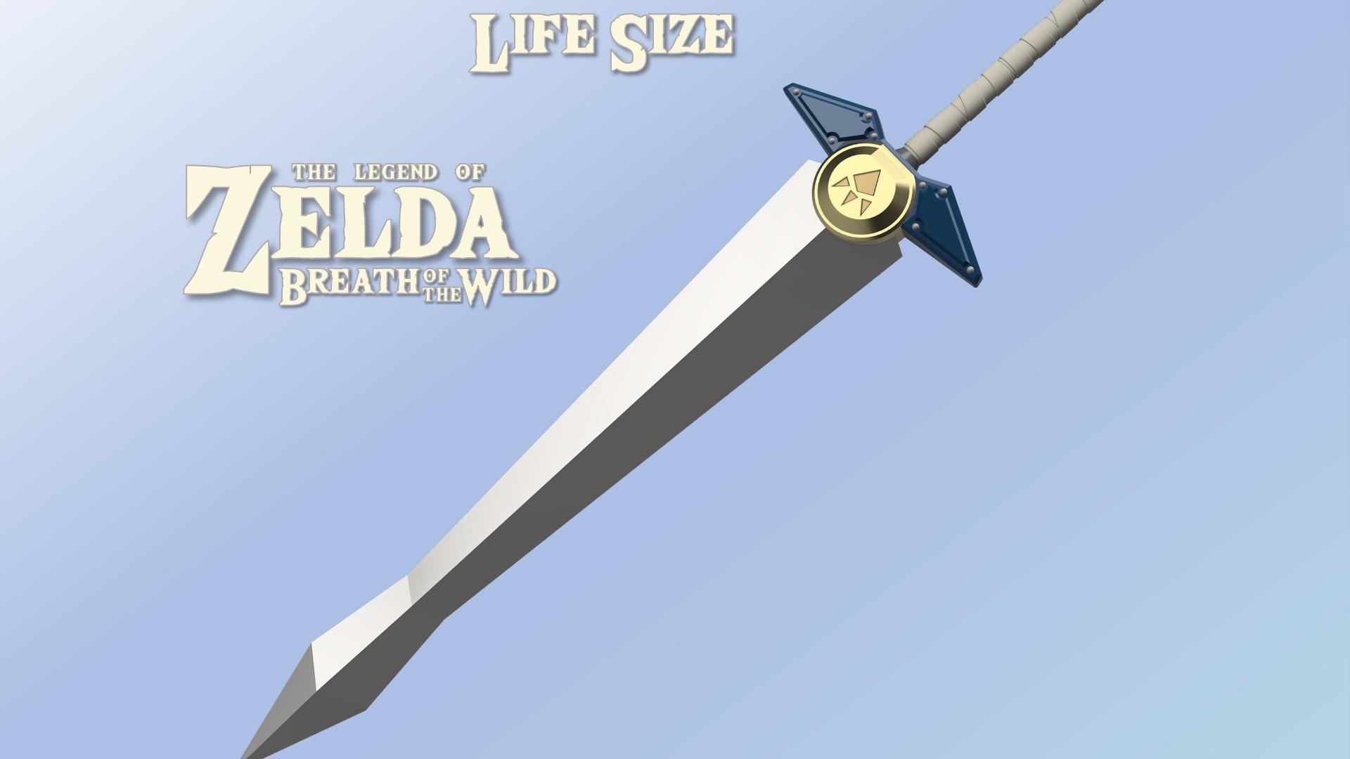 Biggoron’s Sword from Zelda Breath of the Wild - Life Size 3d model