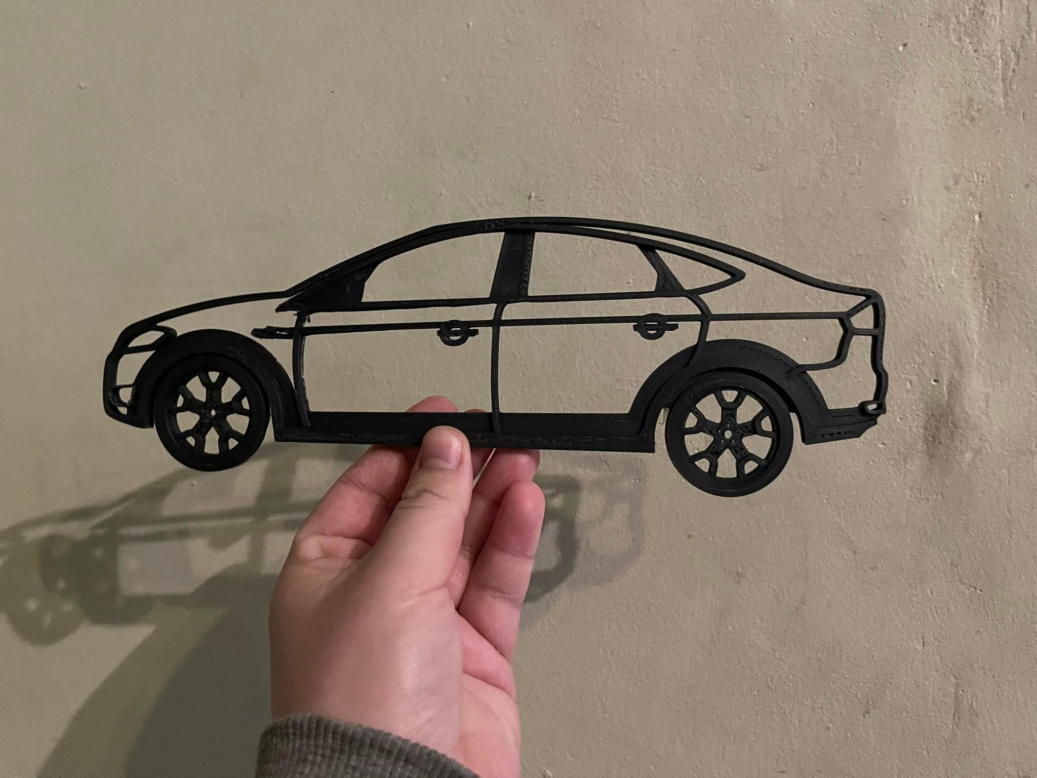 Ford Mondeo Wall Art 3d model