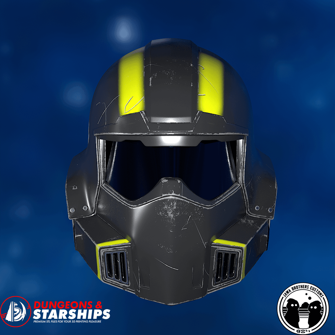 B0-1 Tactical Helmet - Helldivers 2 3d model