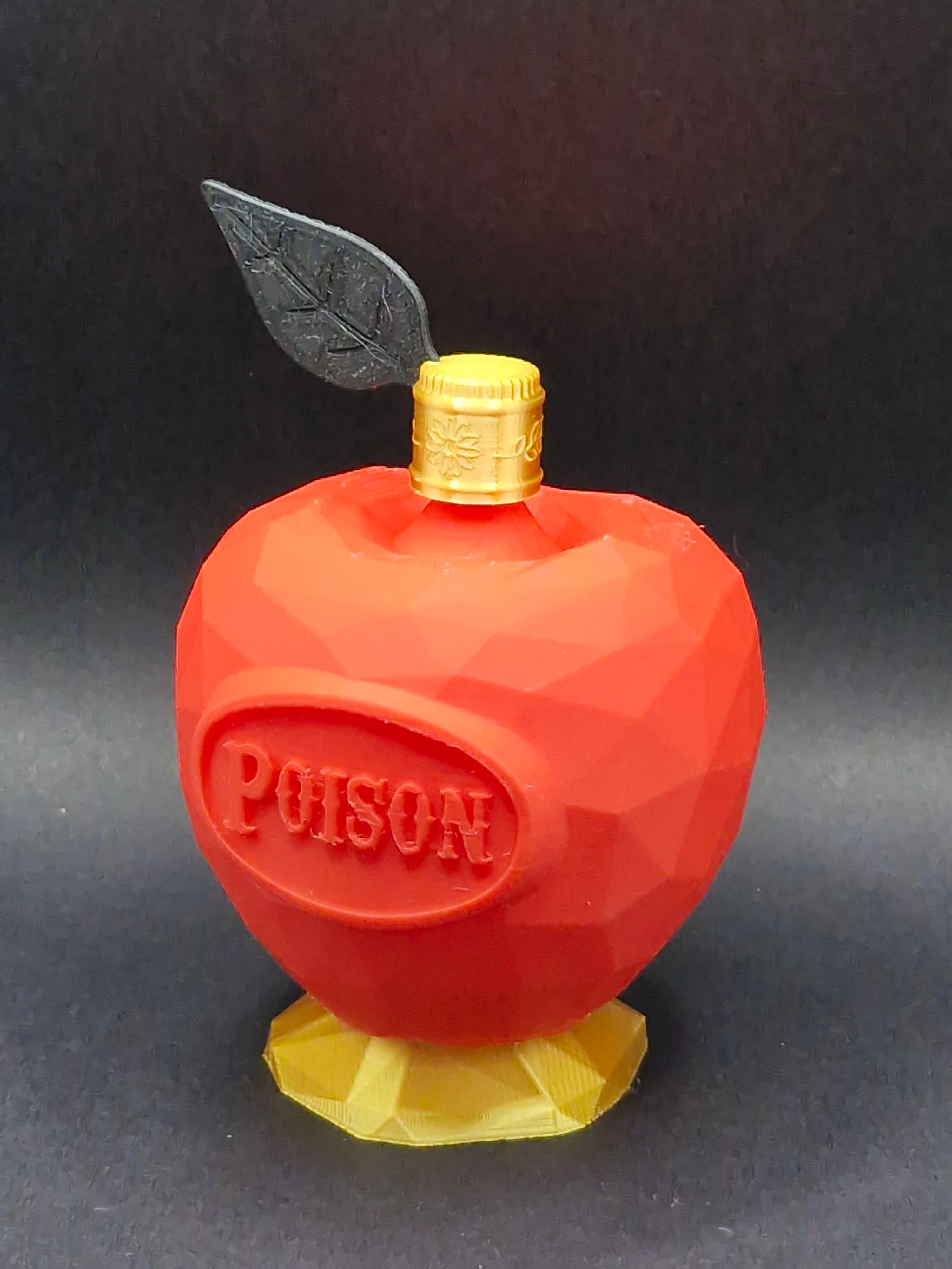 Poison Apple Display Bottle 3d model