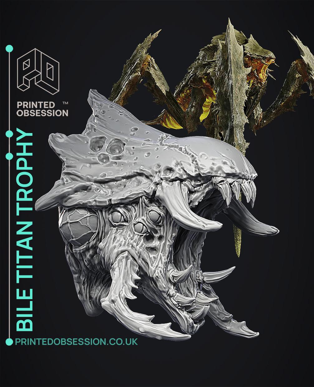 Bile Titan Trophy - Hell Divers 2 - Fan Art 3d model