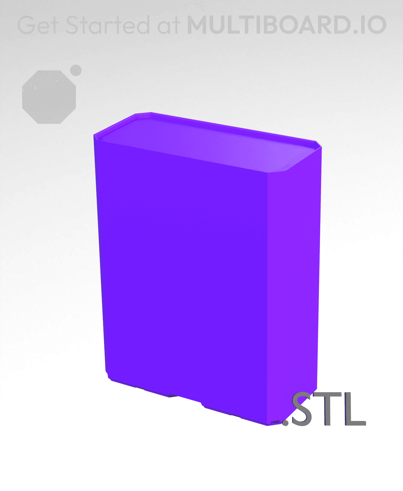 2x1x2·5 - Multibin Insert - STL Remixing File 3d model