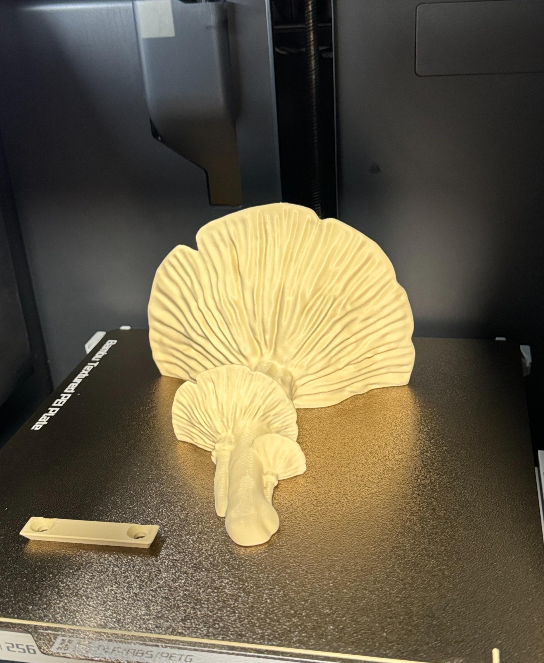 Mushroom shelf “Amanita Caesarea” - Fresh off the printer. - 3d model