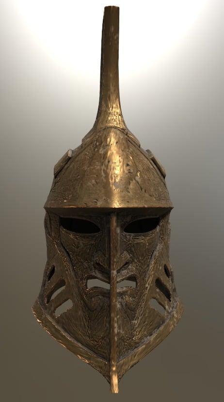 Dwarven Helmet (Skyrim) 3d model