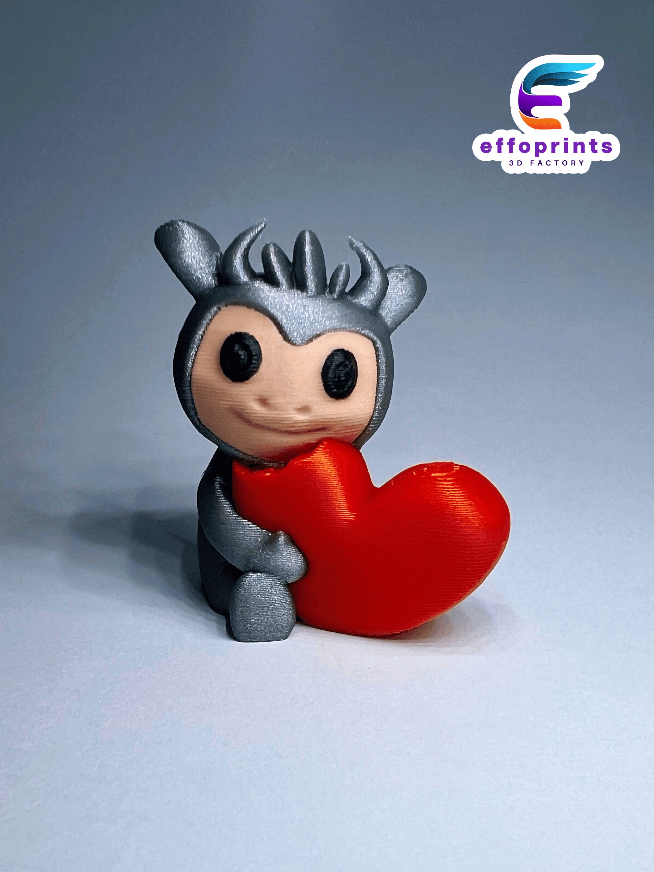 Sweet Monster With Heart 3d model