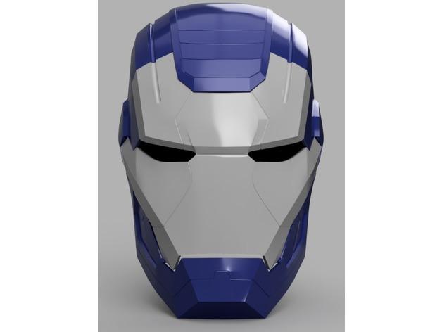 Iron Patriot Helmet (Iron Man) 3d model