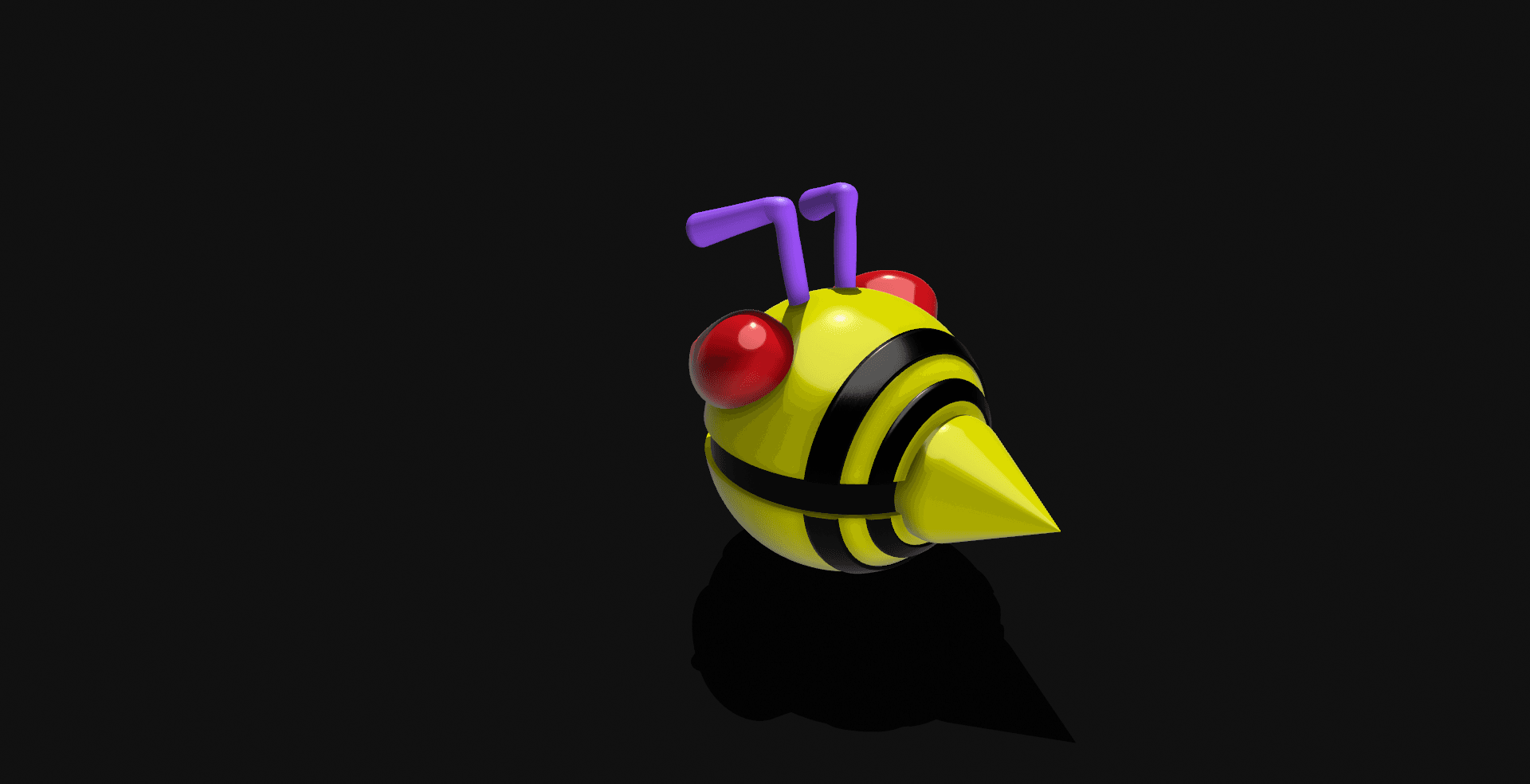 Beedrill Pokeball (Multipart & Complete Versions) 3d model