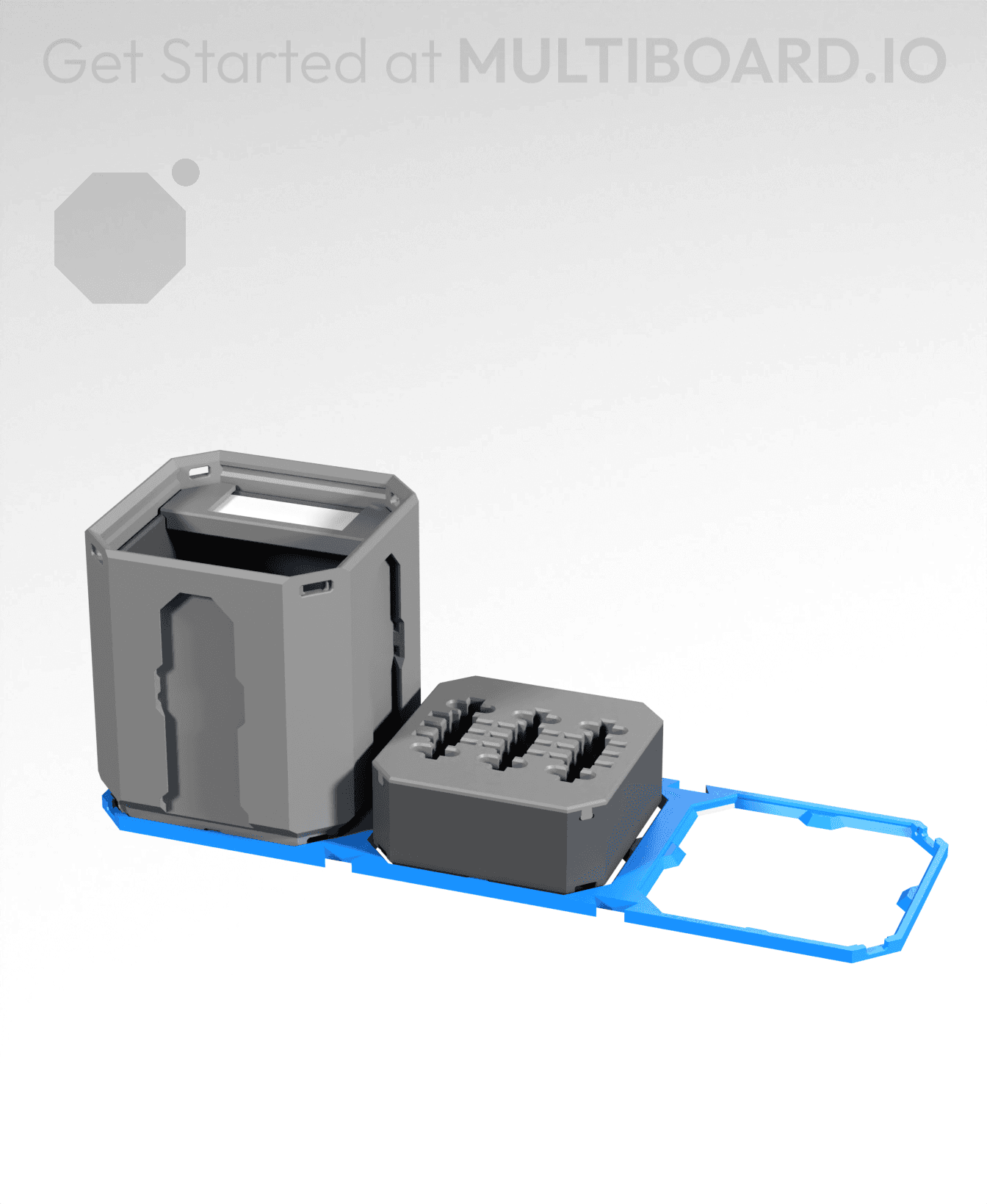 3x1 - Lite Multibin Panel 3d model