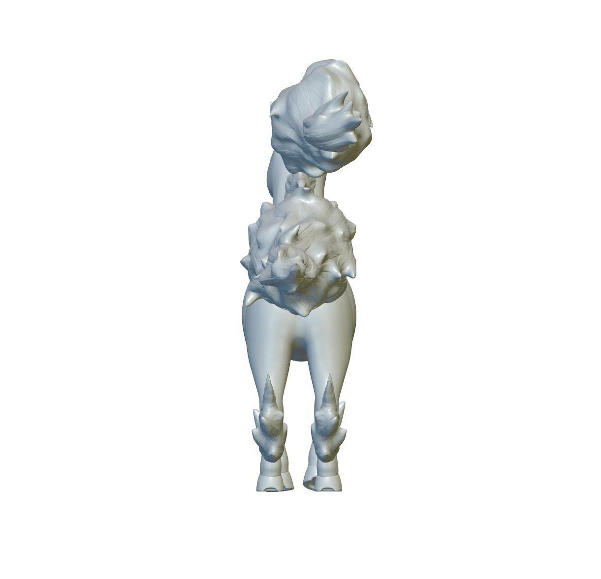 Pokemon Rapidash #78 - Optimized for 3D Printing 3d model