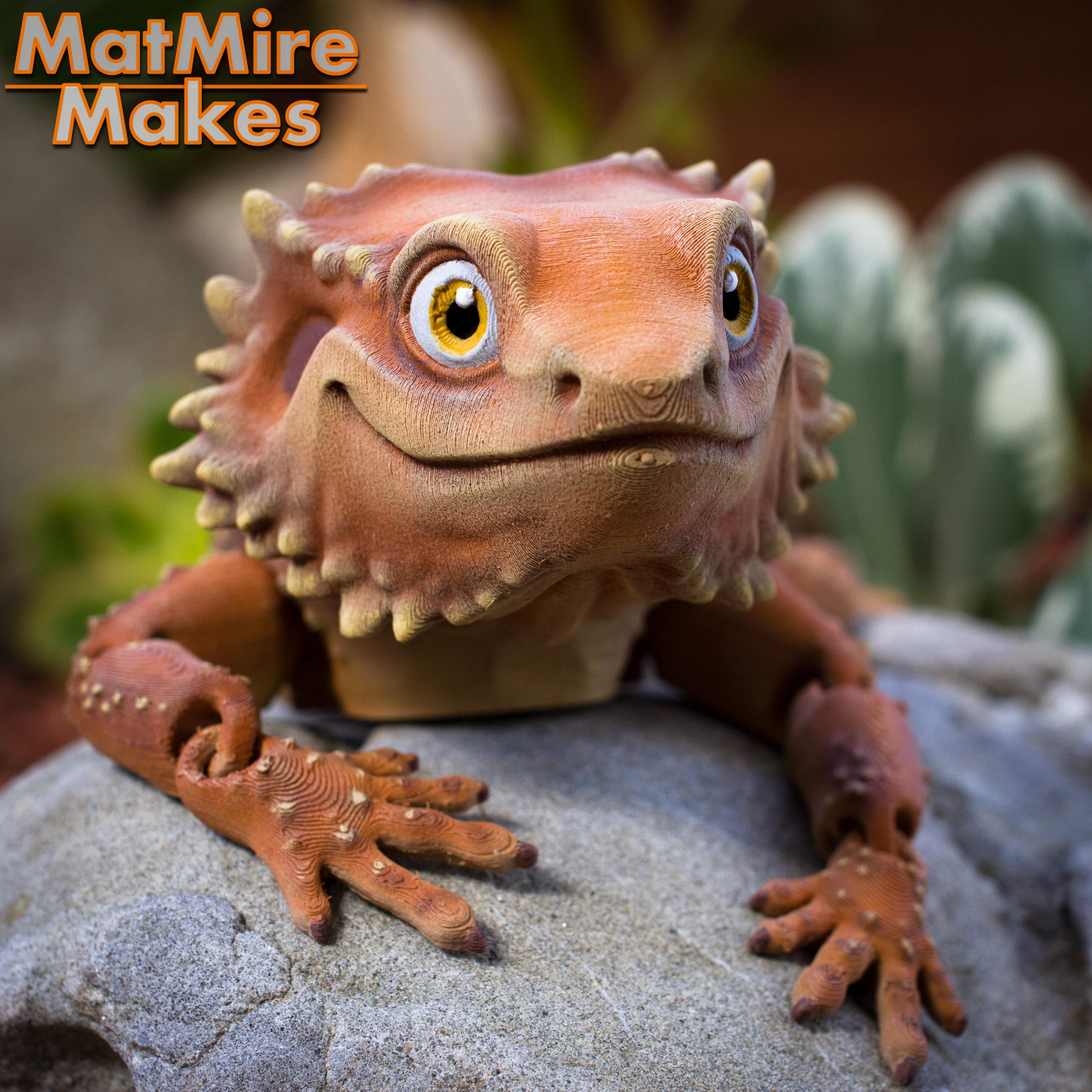 Bearded Dragon - Articulated Figure 3d model