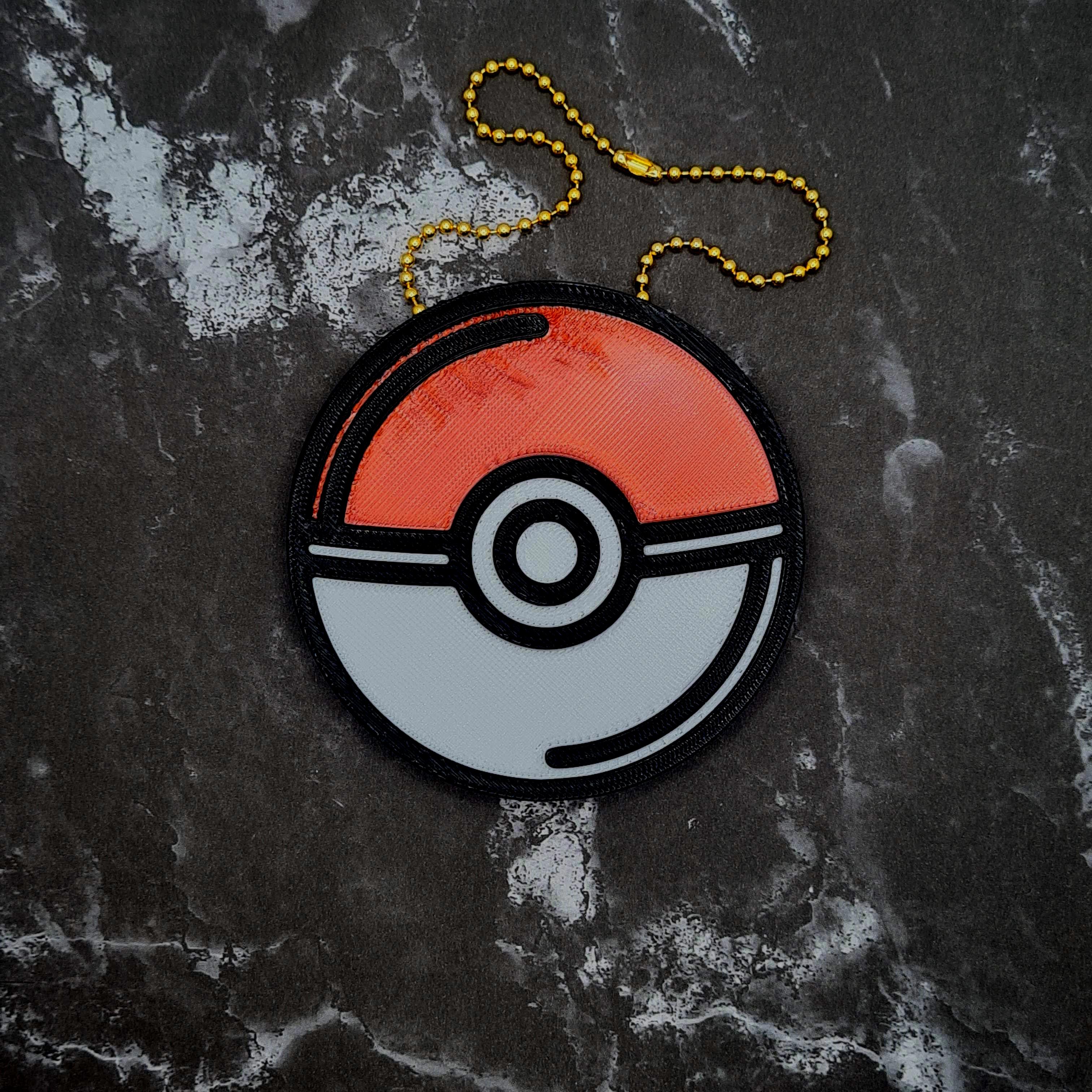 Pokeball Charm 3d model