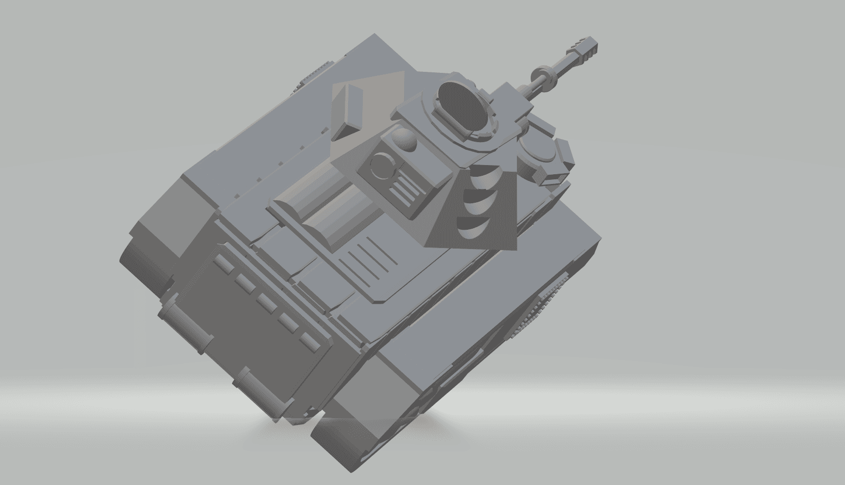 FHW: Twilight Tank Auto Cannon with hull mounted Box Cannon (BoD) 3d model