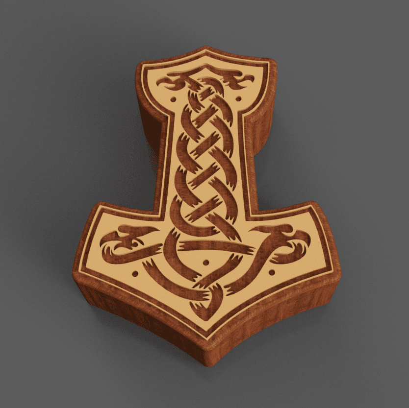 Thor's Hammer (Mjölnir) Box 3d model