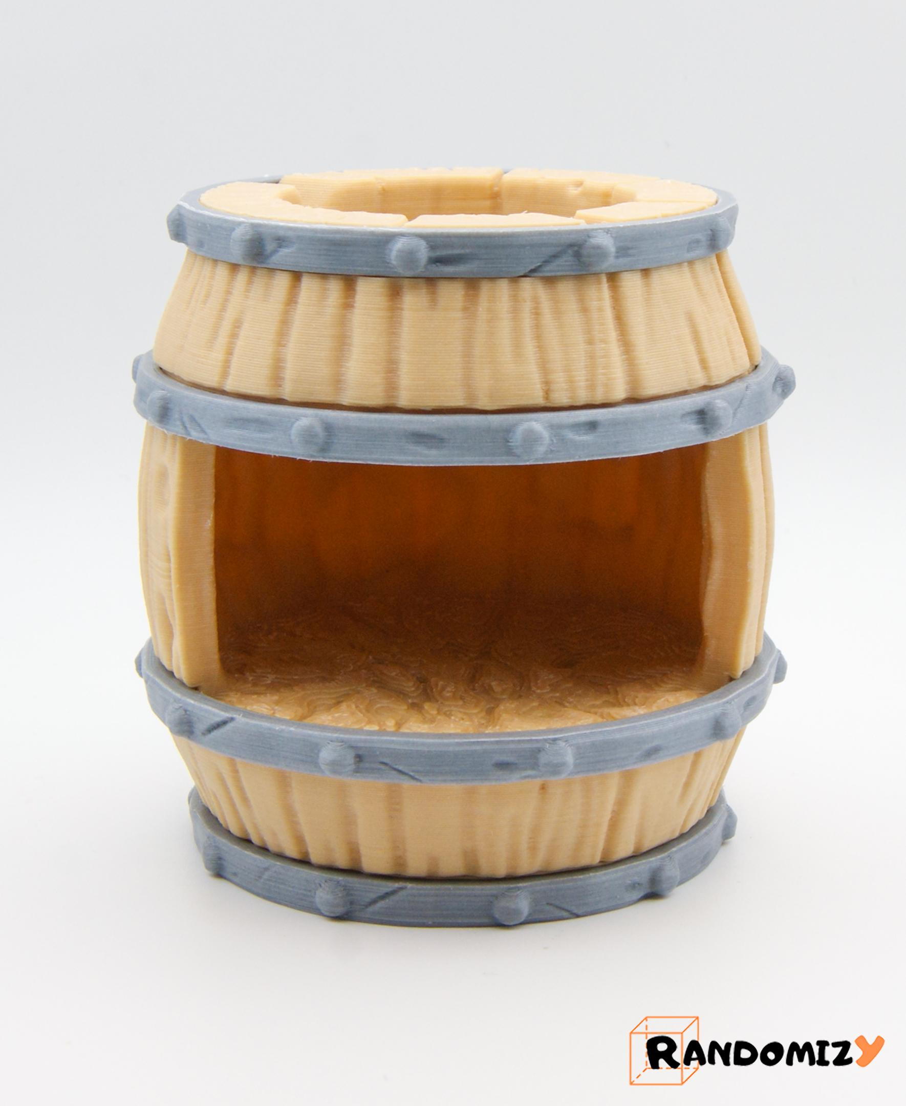 Barrel Coaster Holder 3d model