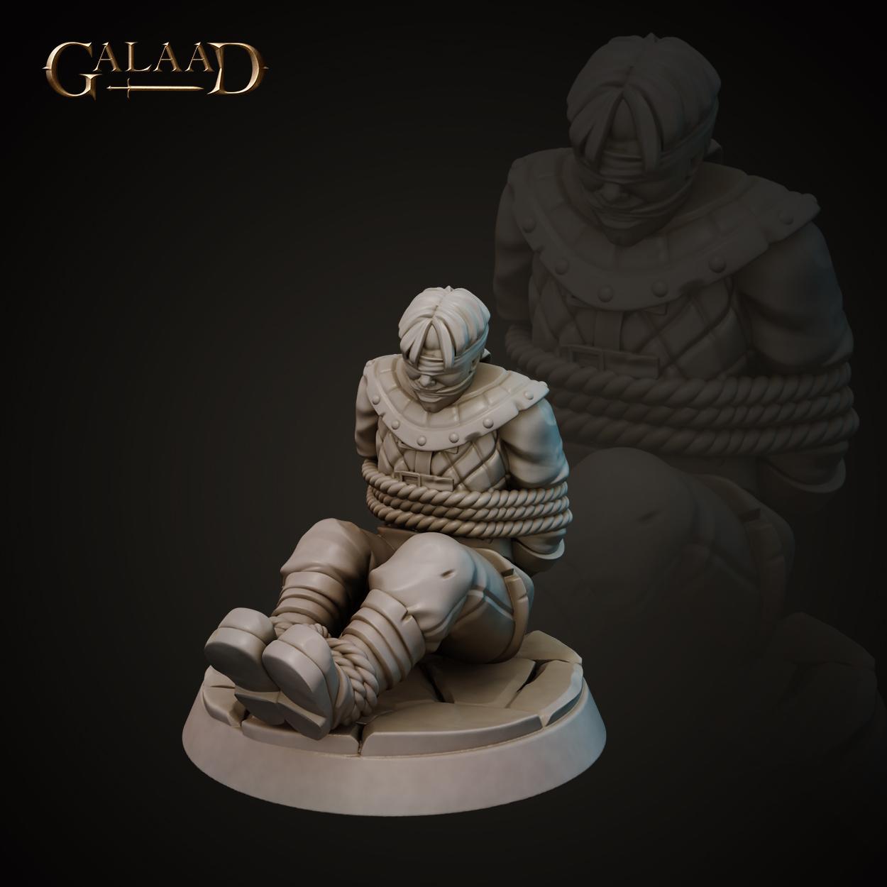 Guard Prisoner 3d model