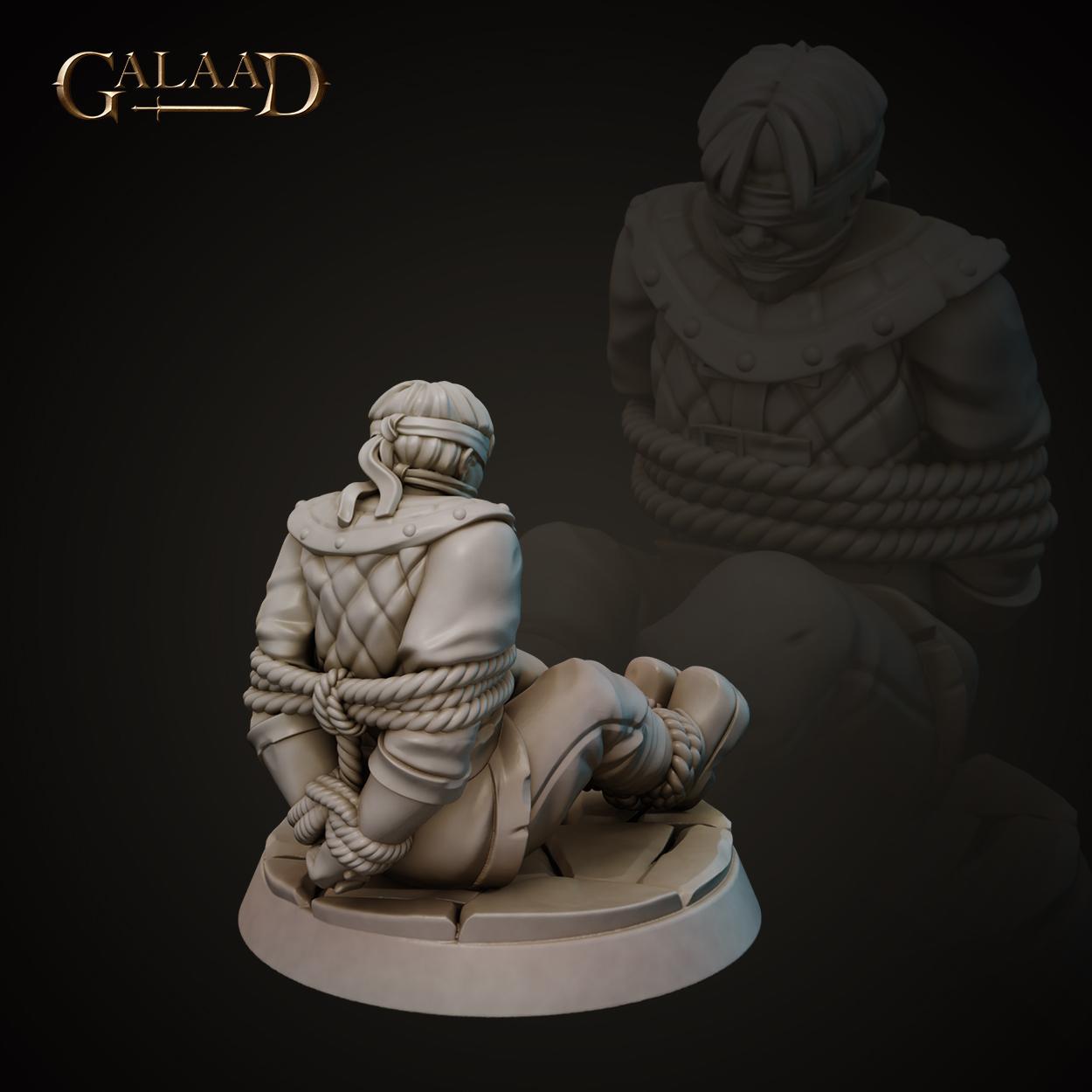 Guard Prisoner 3d model