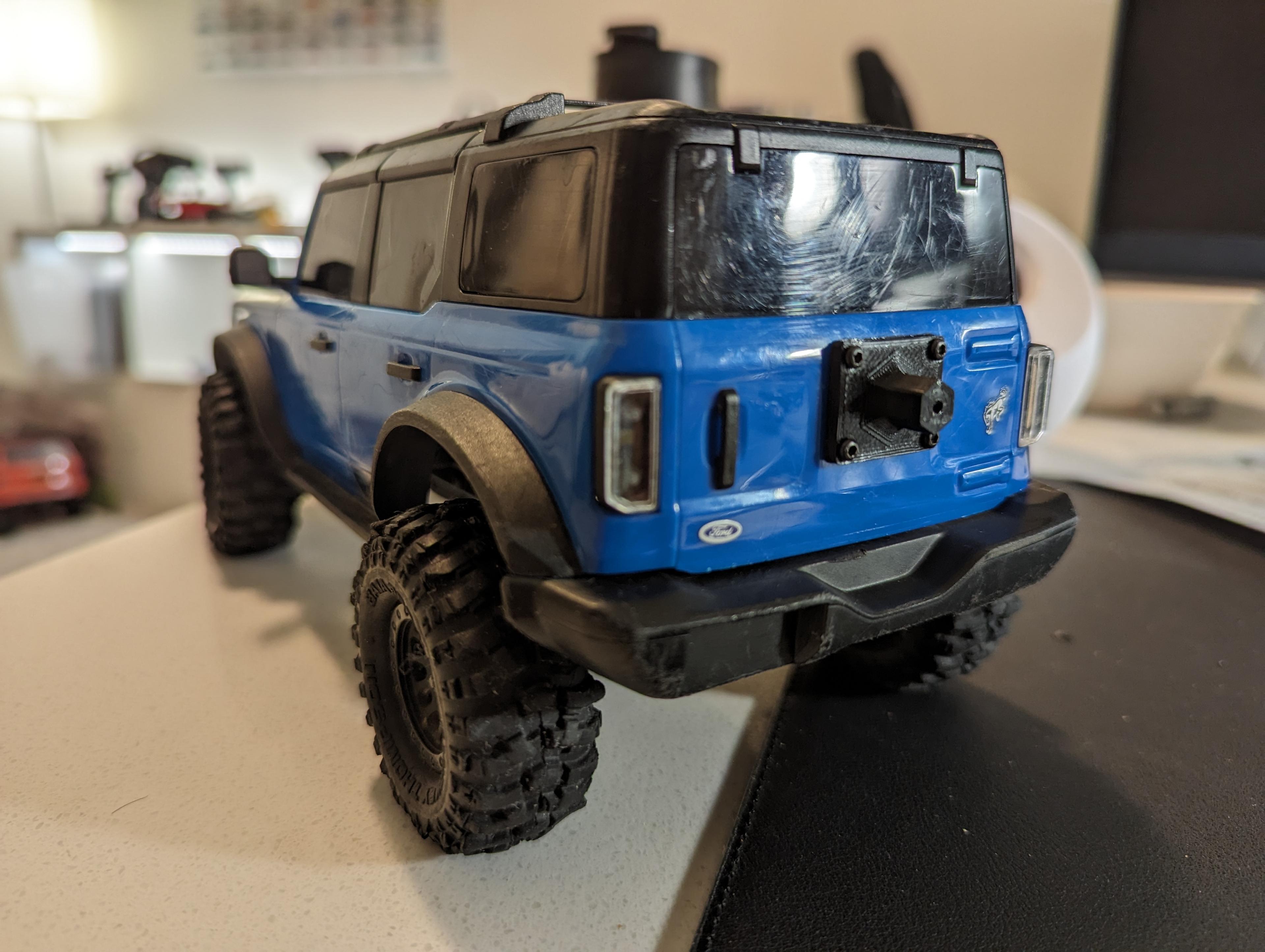 TRX4m Bronco spare tire mount 3d model