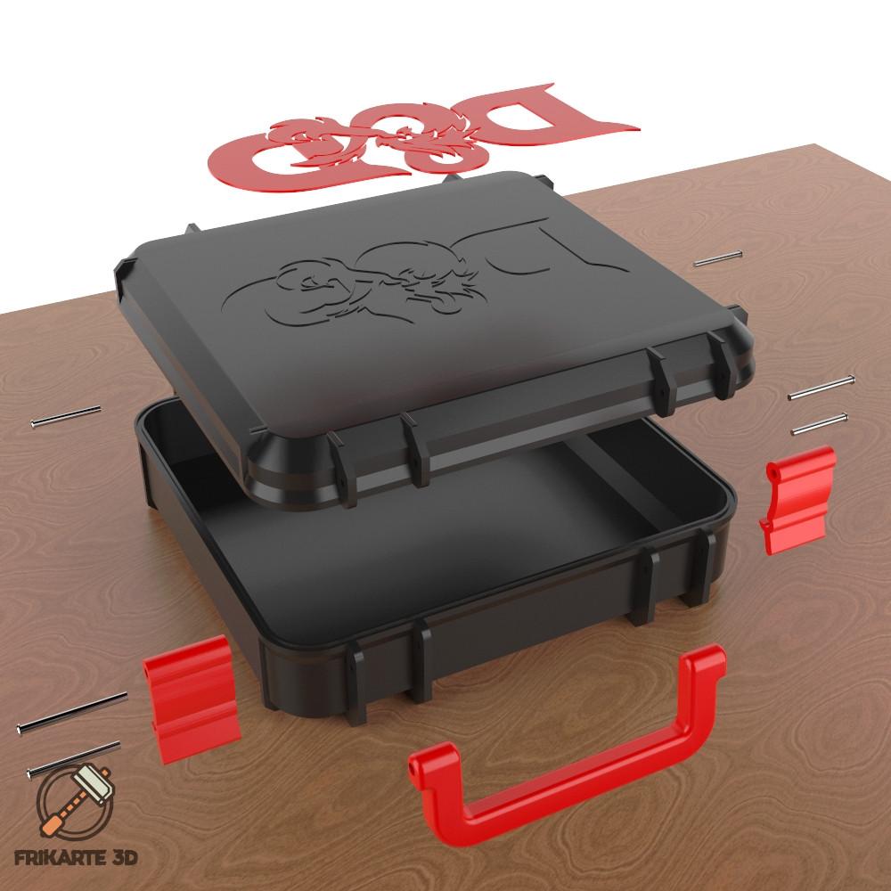 Dungeons & Dragons Box Multipart 3d model