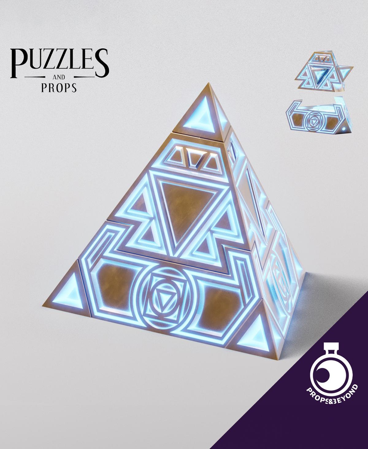 Puzzle - Pyramid of Old Memories 3d model