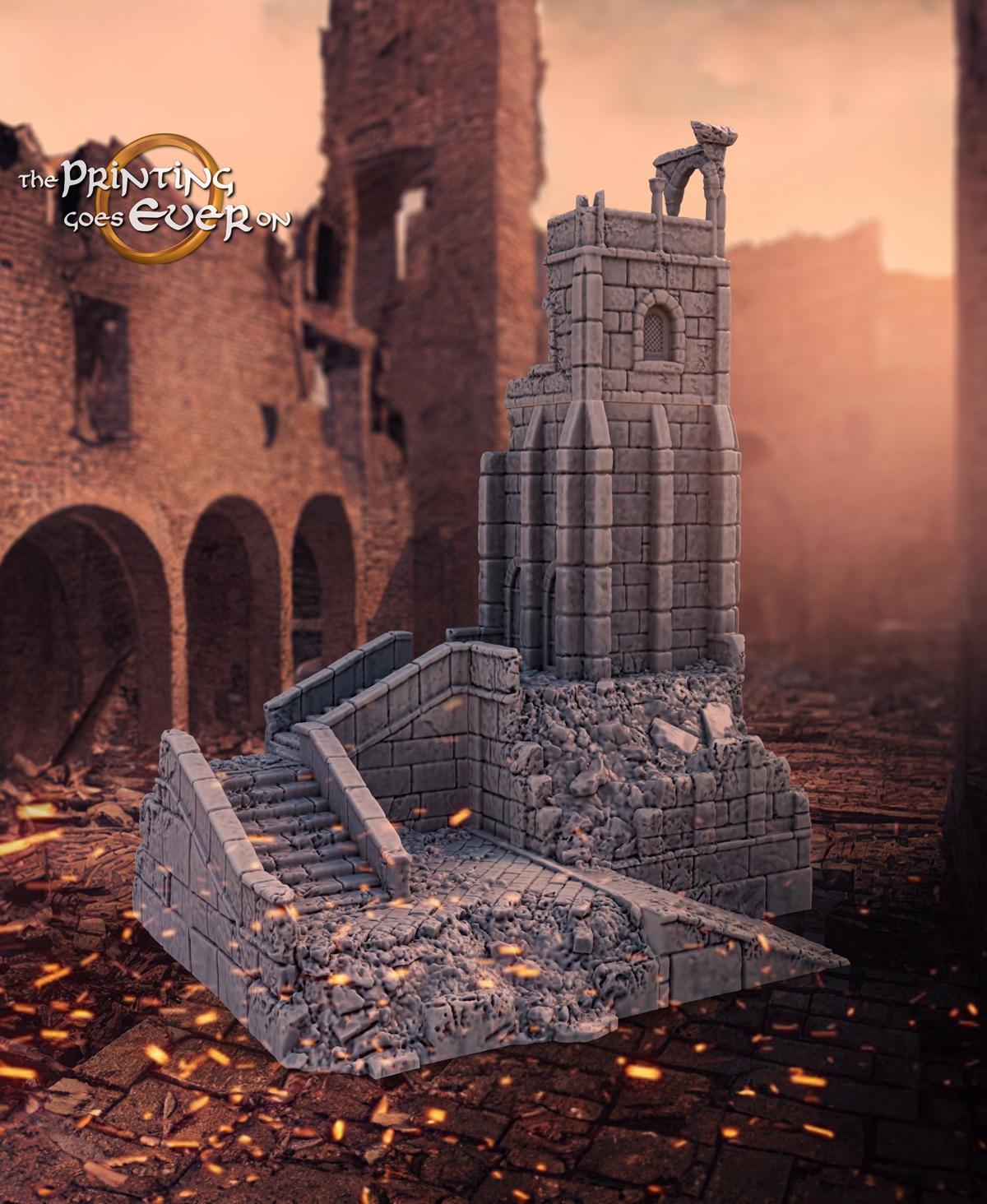 Osthold Ruins Set 3d model