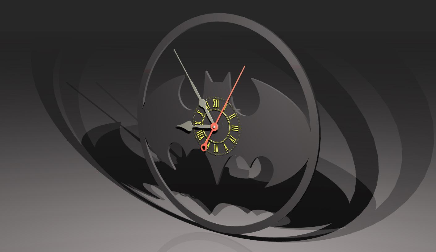 BatmanClock.stl 3d model