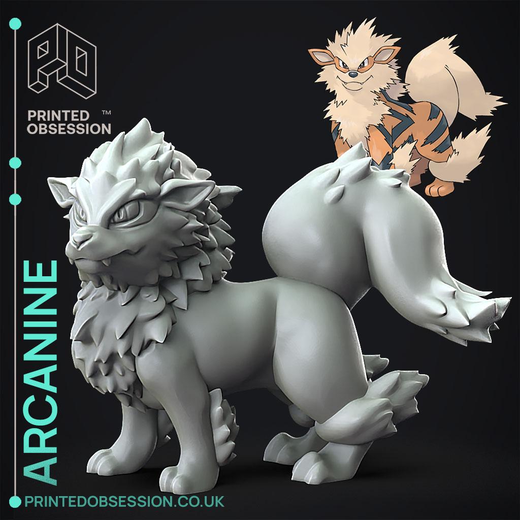 Arcanine - Pokemon - Fan Art 3d model