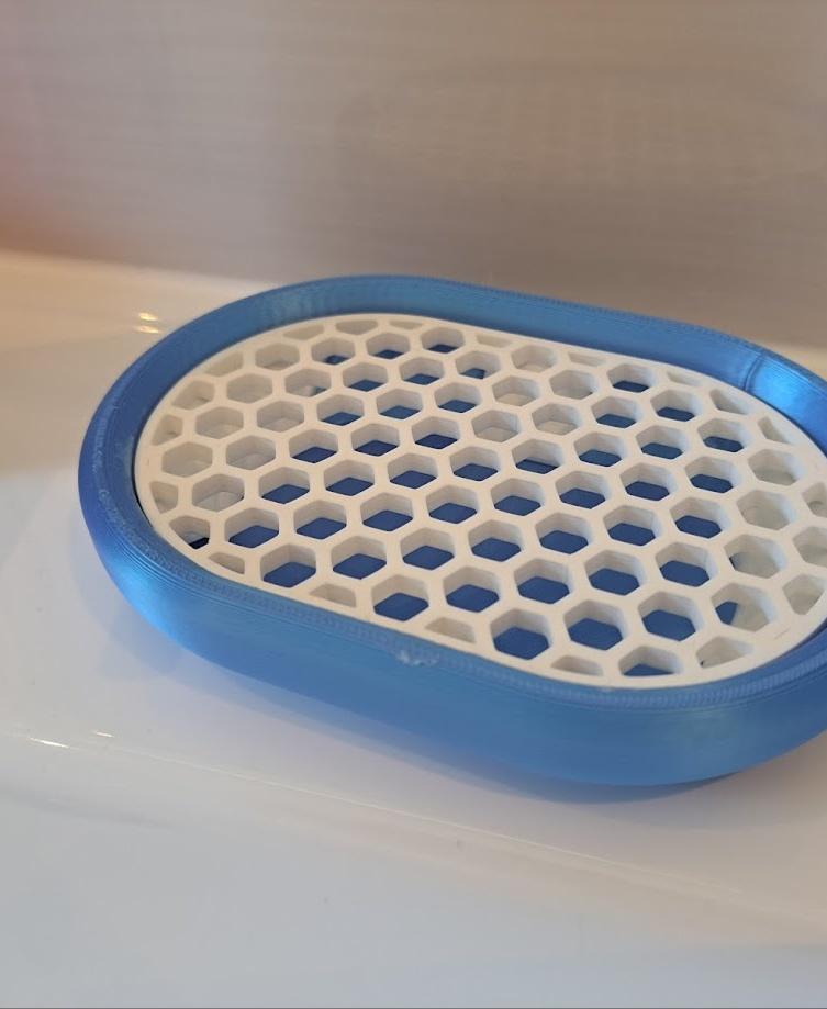 Customizable Soap Dish 3d model