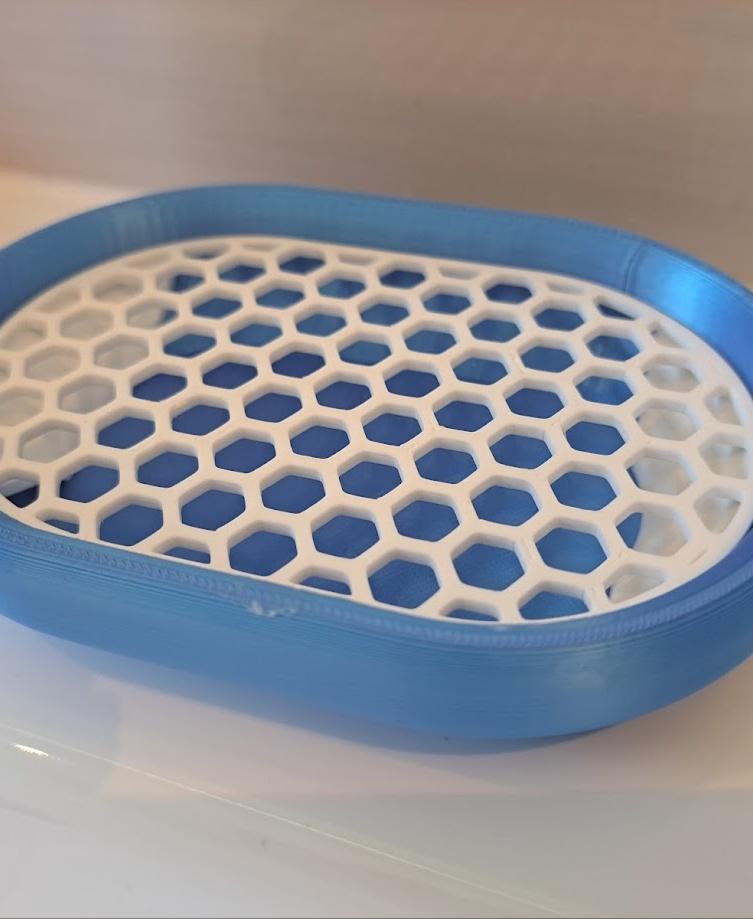 Customizable Soap Dish 3d model