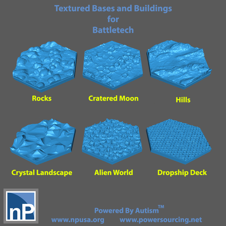 Battletech Buildings and Bases - pack 2 3d model