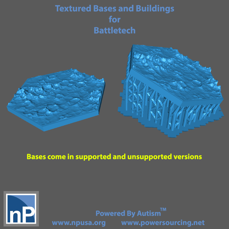 Battletech Buildings and Bases - pack 2 3d model