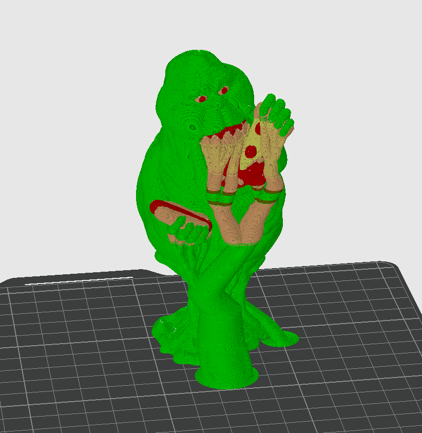 Slimer Ghostbusters / Horror Mini / 3MF Included 3d model