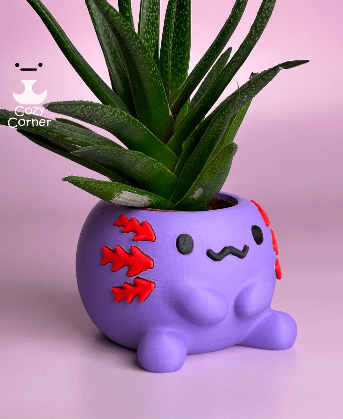 Axolotl planter 3d model